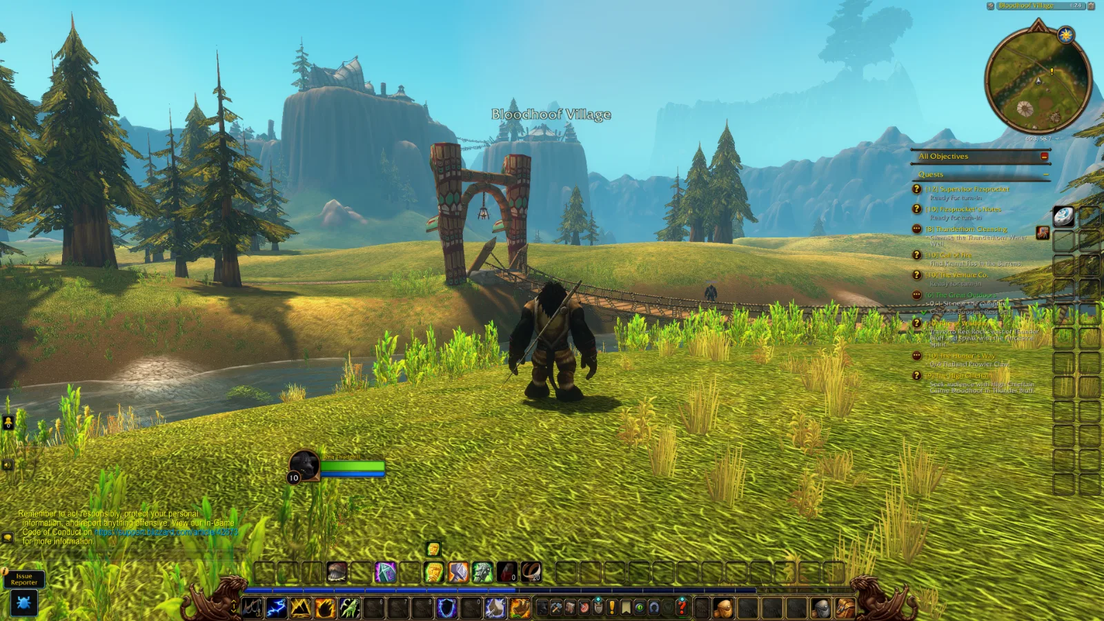 Tauren Shaman in Mulgore Tauren Shaman in Mulgore