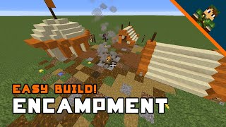 Minecraft Medieval Encampment Build Tutorial