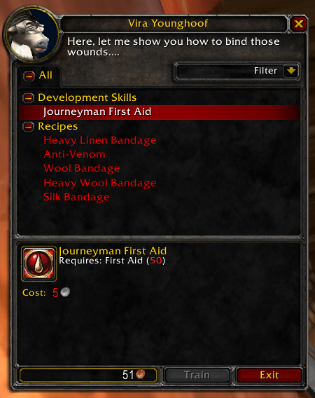 Classic WoW First Aid Guide – 1 to 300!
